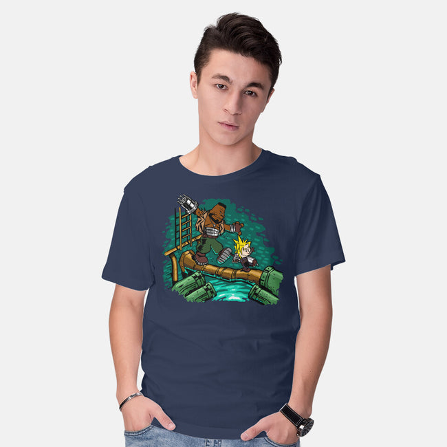 Barret And Cloud-mens basic tee-demonigote