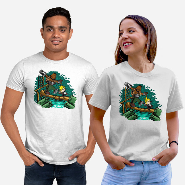 Barret And Cloud-unisex basic tee-demonigote