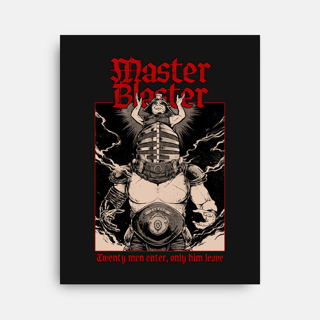 Master And Blaster-none stretched canvas-Hafaell