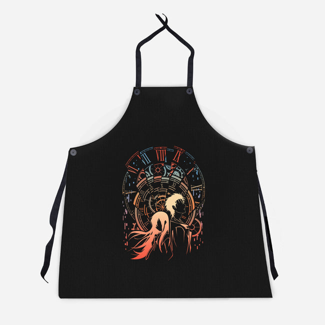 Time Broken-unisex kitchen apron-marsdkart