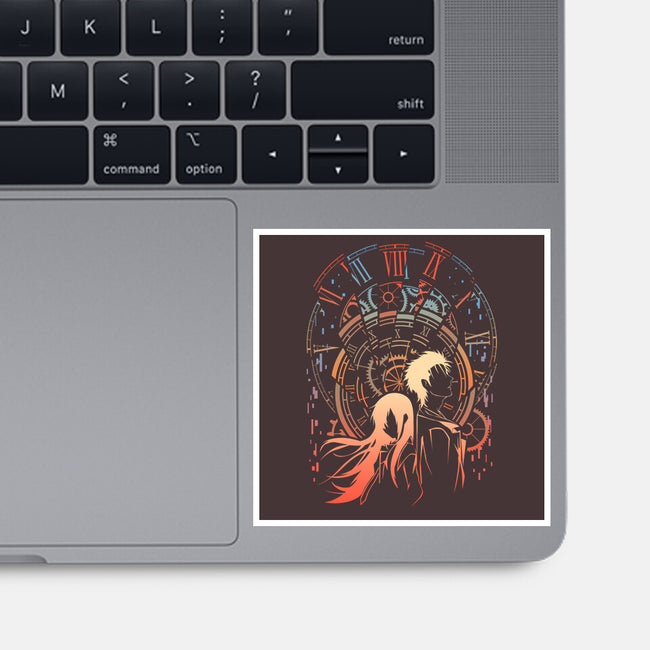 Time Broken-none glossy sticker-marsdkart