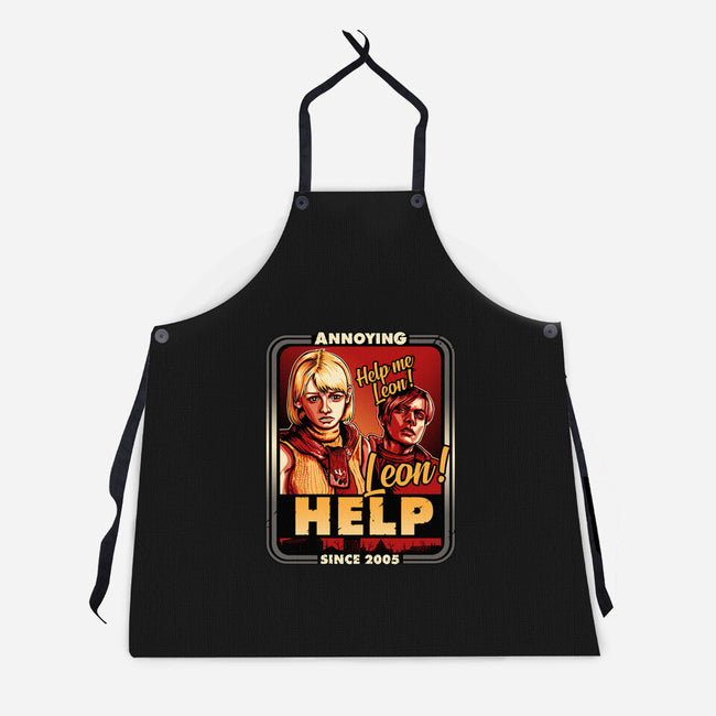 Leon Help-unisex kitchen apron-daobiwan