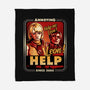 Leon Help-none fleece blanket-daobiwan