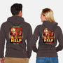 Leon Help-unisex zip-up sweatshirt-daobiwan