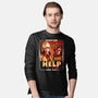 Leon Help-mens long sleeved tee-daobiwan