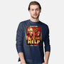 Leon Help-mens long sleeved tee-daobiwan