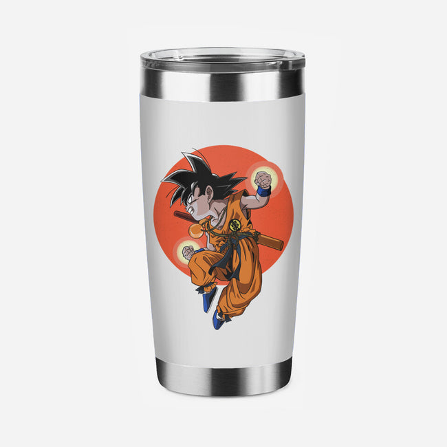 Little Kid Goku-none stainless steel tumbler drinkware-Tri haryadi