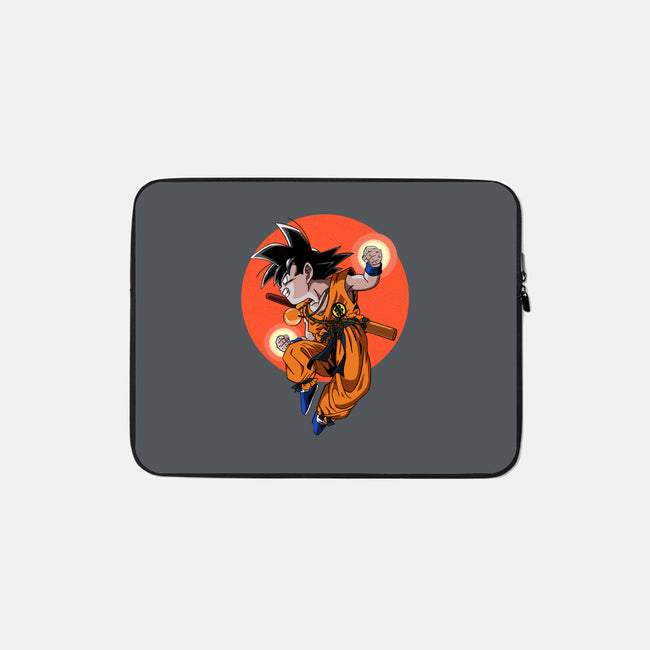 Little Kid Goku-none zippered laptop sleeve-Tri haryadi