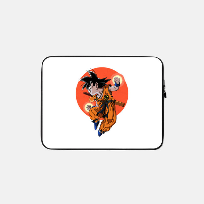 Little Kid Goku-none zippered laptop sleeve-Tri haryadi