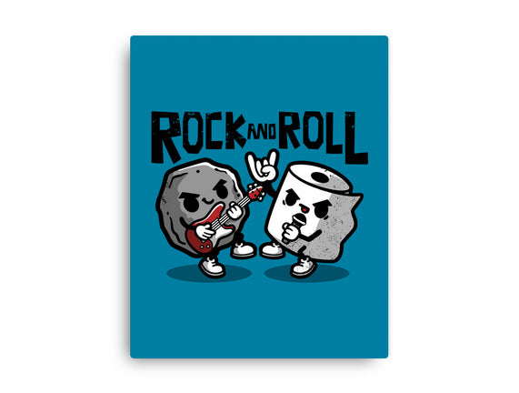 Rock And Toilet Roll