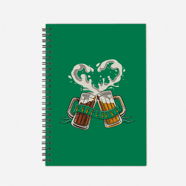 Beer And Love-none dot grid notebook-Getsousa!