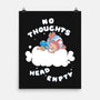 No Thoughts-none matte poster-naomori