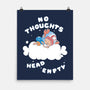 No Thoughts-none matte poster-naomori
