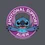 Emotional Support Alien-none stretched canvas-drbutler