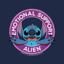 Emotional Support Alien-youth basic tee-drbutler