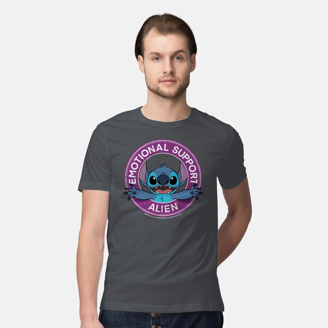 Emotional Support Alien-mens premium tee-drbutler