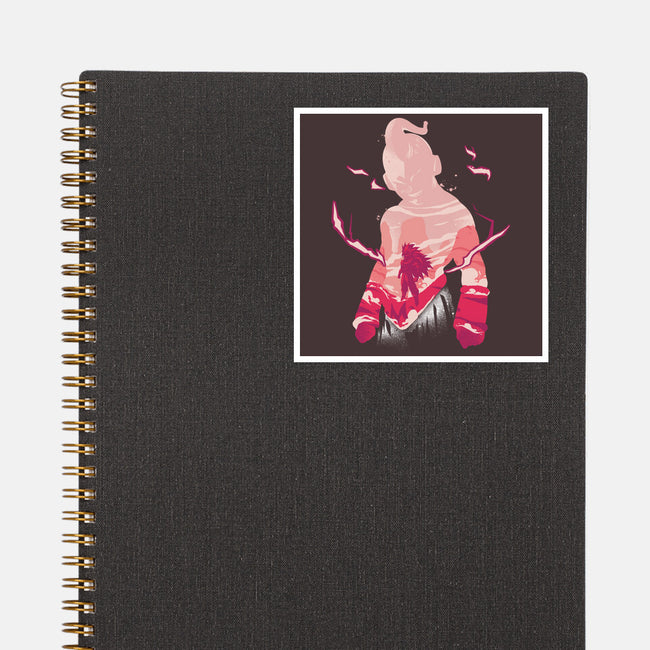 Evil Majin-none glossy sticker-RamenBoy