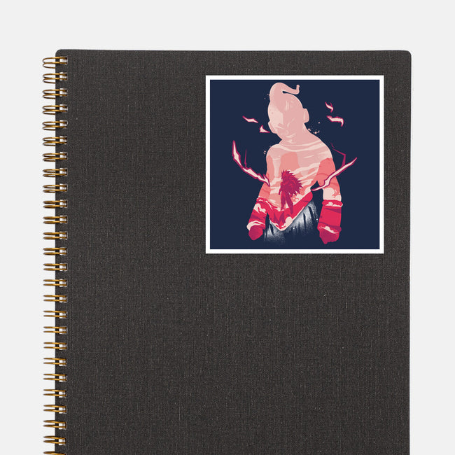 Evil Majin-none glossy sticker-RamenBoy