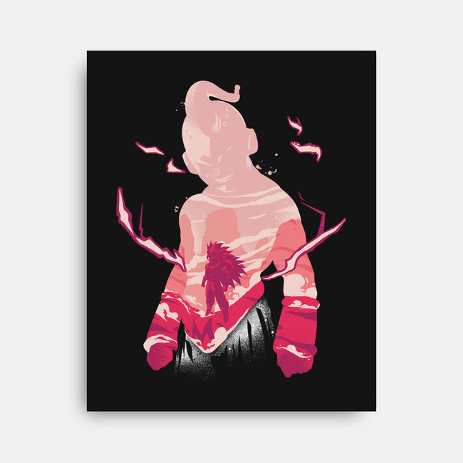 Evil Majin-none stretched canvas-RamenBoy