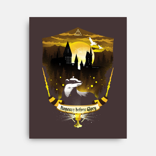 House Of Loyalty Badge-none stretched canvas-dandingeroz