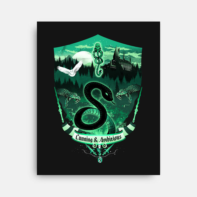 House Of Ambition Badge-none stretched canvas-dandingeroz