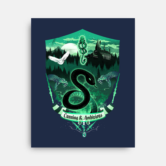 House Of Ambition Badge-none stretched canvas-dandingeroz