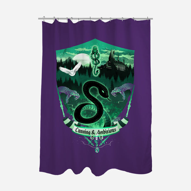 House Of Ambition Badge-none polyester shower curtain-dandingeroz