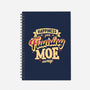 Just A Flaming Moe Away-none dot grid notebook-teesgeex