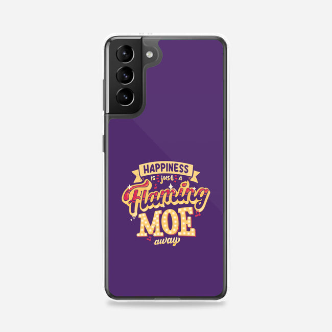 Just A Flaming Moe Away-samsung snap phone case-teesgeex