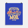 Just A Flaming Moe Away-none matte poster-teesgeex
