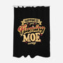 Just A Flaming Moe Away-none polyester shower curtain-teesgeex