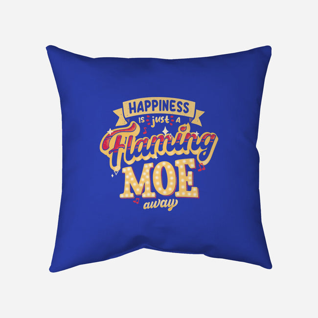 Just A Flaming Moe Away-none removable cover throw pillow-teesgeex
