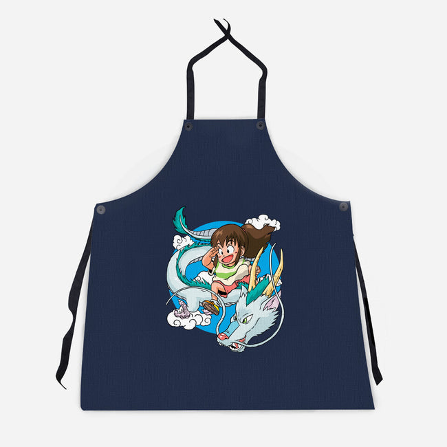 Dragon Haku-unisex kitchen apron-demonigote