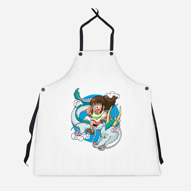 Dragon Haku-unisex kitchen apron-demonigote