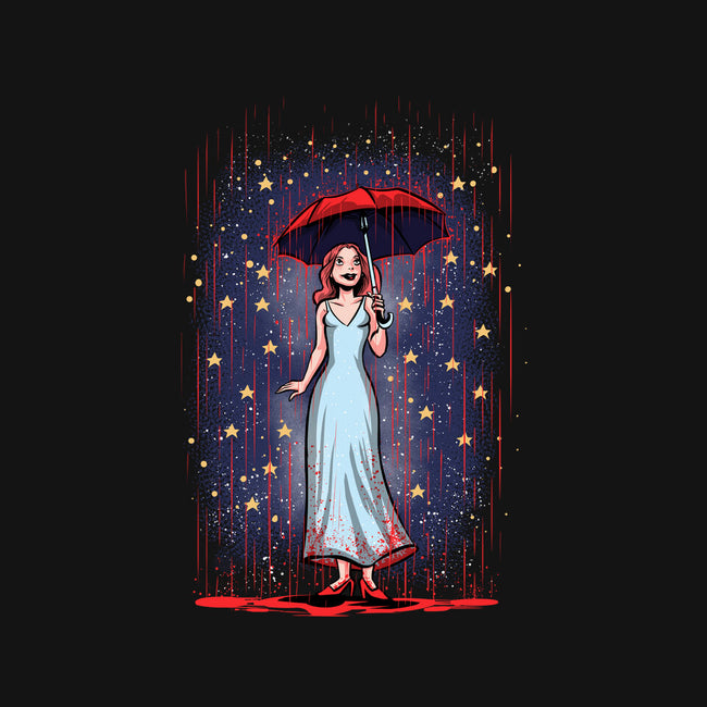 Carrie In The Rain-none glossy sticker-zascanauta