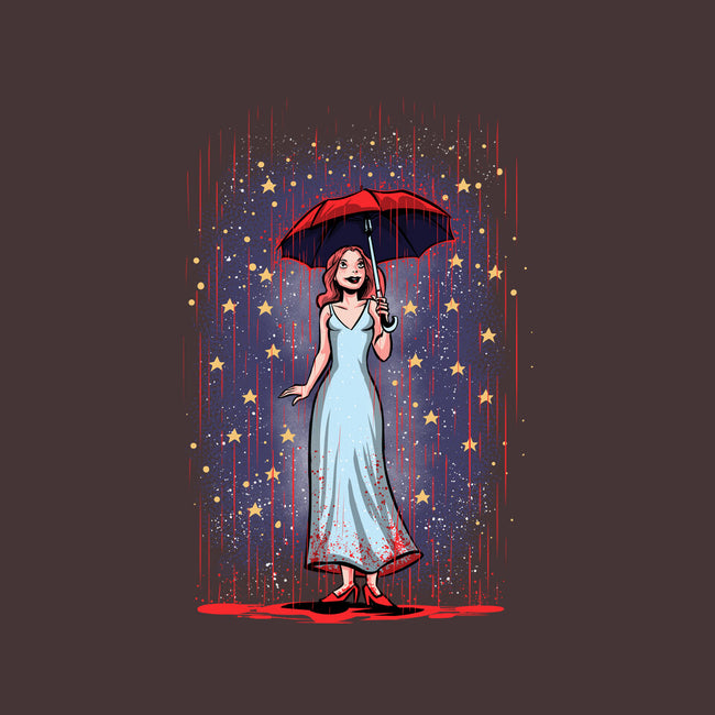 Carrie In The Rain-none beach towel-zascanauta