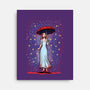 Carrie In The Rain-none stretched canvas-zascanauta