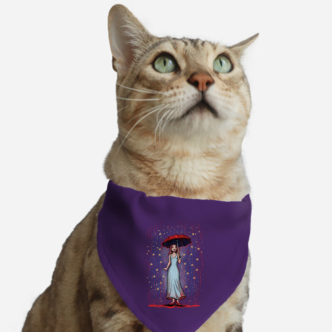 Carrie In The Rain-cat adjustable pet collar-zascanauta