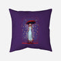 Carrie In The Rain-none removable cover throw pillow-zascanauta