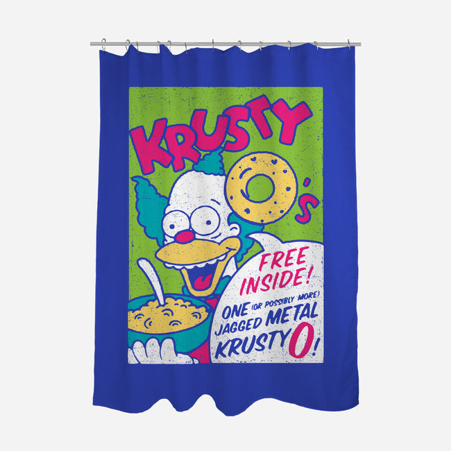 Krusty O's-none polyester shower curtain-dalethesk8er