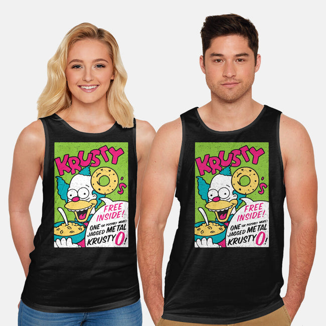 Krusty O's-unisex basic tank-dalethesk8er