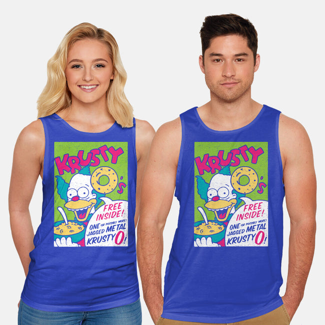 Krusty O's-unisex basic tank-dalethesk8er