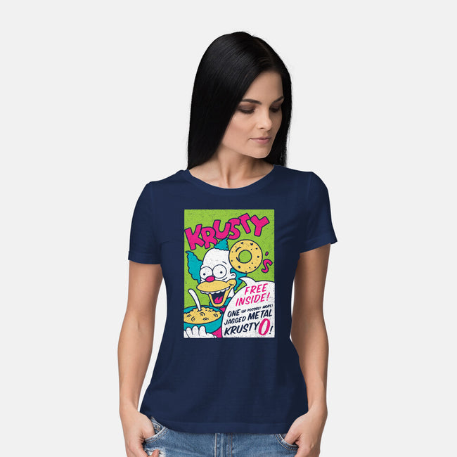 Krusty O's-womens basic tee-dalethesk8er