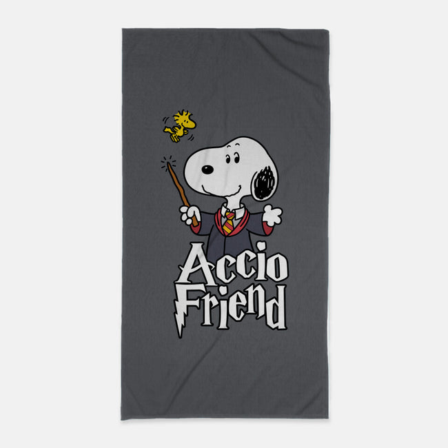 Accio Friend-none beach towel-Barbadifuoco