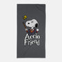 Accio Friend-none beach towel-Barbadifuoco