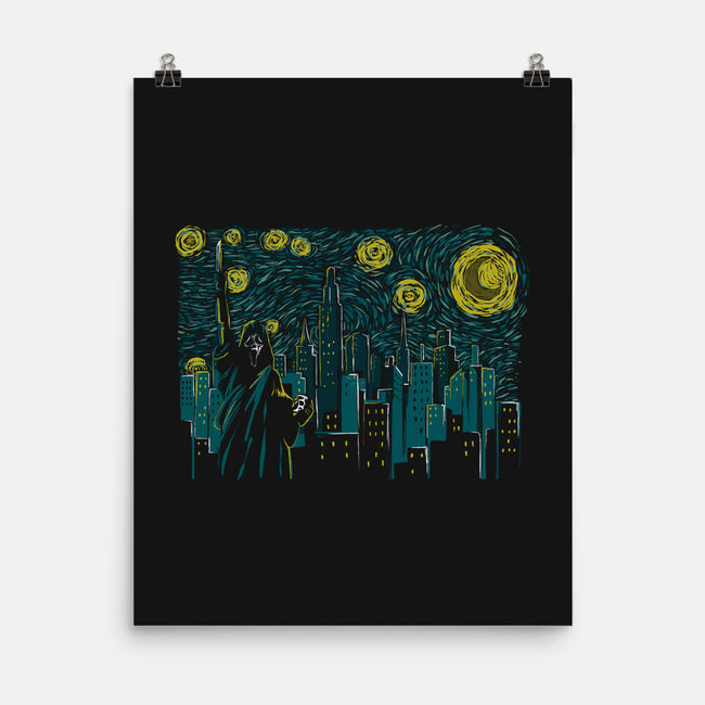 Starry Scream-none matte poster-Claudia