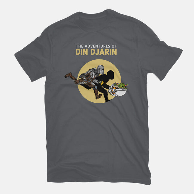The Adventures Of Din Djarin-mens basic tee-joerawks