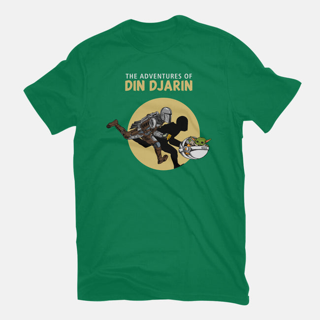 The Adventures Of Din Djarin-mens basic tee-joerawks