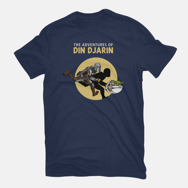 The Adventures Of Din Djarin-mens basic tee-joerawks