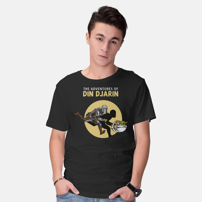 The Adventures Of Din Djarin-mens basic tee-joerawks